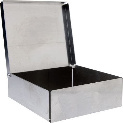 metal box with spring hing clamps to hold lid|Amazon.com: Metal Boxes With Hinged Lids.